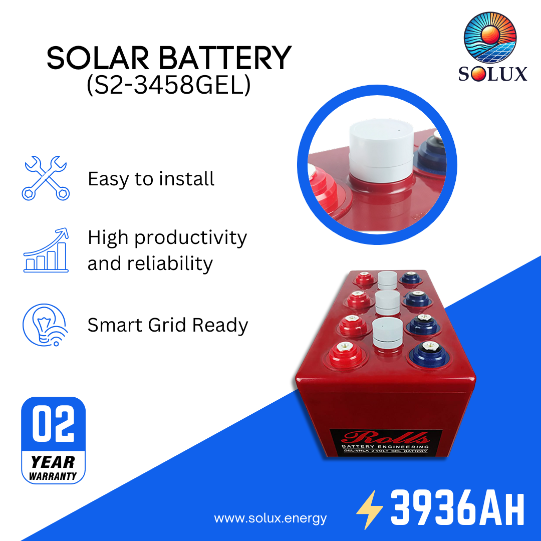 This is an image of Rolls Surrette S2-3458GEL 2VDC 3936Ah Deep Cycle GEL Batteries